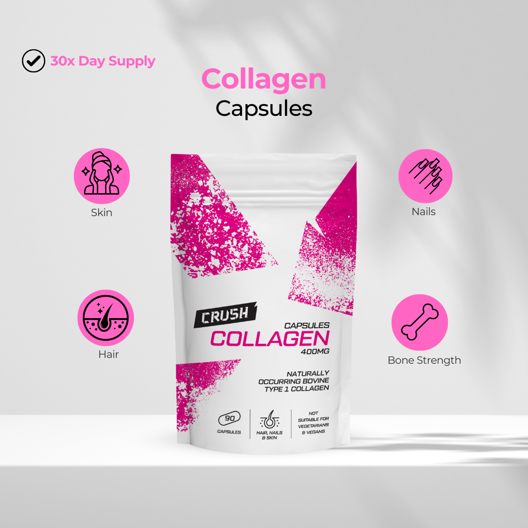 Collagen Capsules + Vitamin D3 & K2 | Boost Hair, Skin, and Nail Health | Immune Support